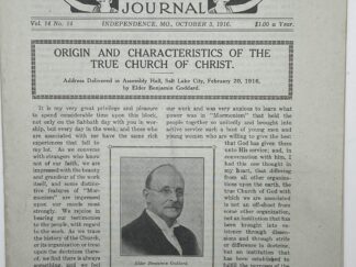 Liahona Vol. 14 No. 14 October 3, 1916