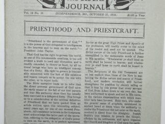 Liahona Vol. 14 No. 18 October 31, 1916