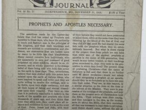 Liahona Vol. 14 No. 21 November 21, 1916