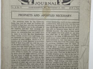 Liahona Vol. 14 No. 21 November 21, 1916