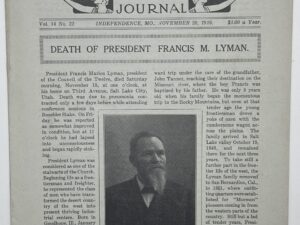Liahona Vol. 14 No. 22 November 28, 1916