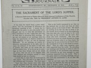 Liahona Vol. 14 No. 25 December 19, 1916