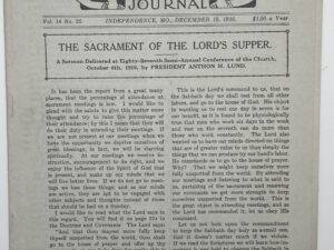 Liahona Vol. 14 No. 25 December 19, 1916