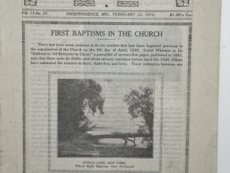 Liahona Vol. 13 No. 35 February 22, 1916
