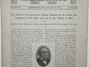 Liahona Vol. 13 No. 30 January 18, 1916