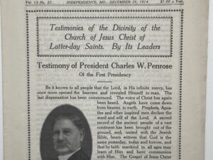 Liahona Vol. 12 No. 27 December 29, 1914