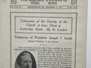 Liahona Vol. 12 No. 25 December 15, 1914