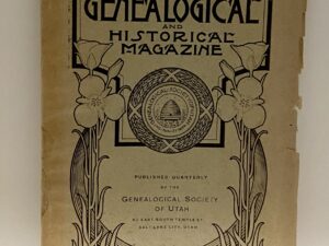 Utah Genealogical & Historical Magazine, Vol. II, No.1, January, 1911 — Includes “Beehive Coinage of Deseret”