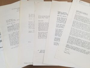 6 Unique LDS Letters — Photo Copies — George W. Pace, Elden J. Watson, Larry C. Porter, Joseph Anderson, Joseph Fielding Smith