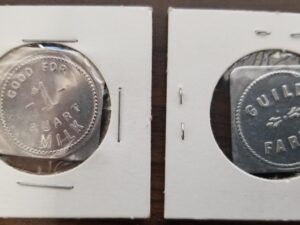 Guild Farms — Good for 1 Quart Milk — Token