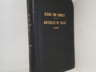1971 --- Jesus the Christ / Articles of Faith --- 2-in-1 Black Bendable Leather Binding --- James E. Talmage