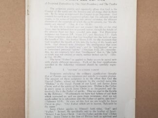 1916 — The Father and the Son — A Doctrinal Exposition by The First Presidency and The Twelve — June 30, 1916 — Pamphlet