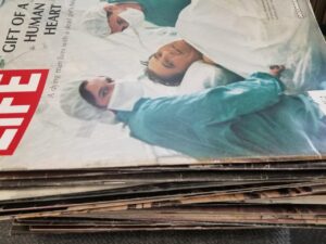 54 Issues of Life Magazine / 7 Issues of Look Magazine / — Box Weighs About 22 Pounds