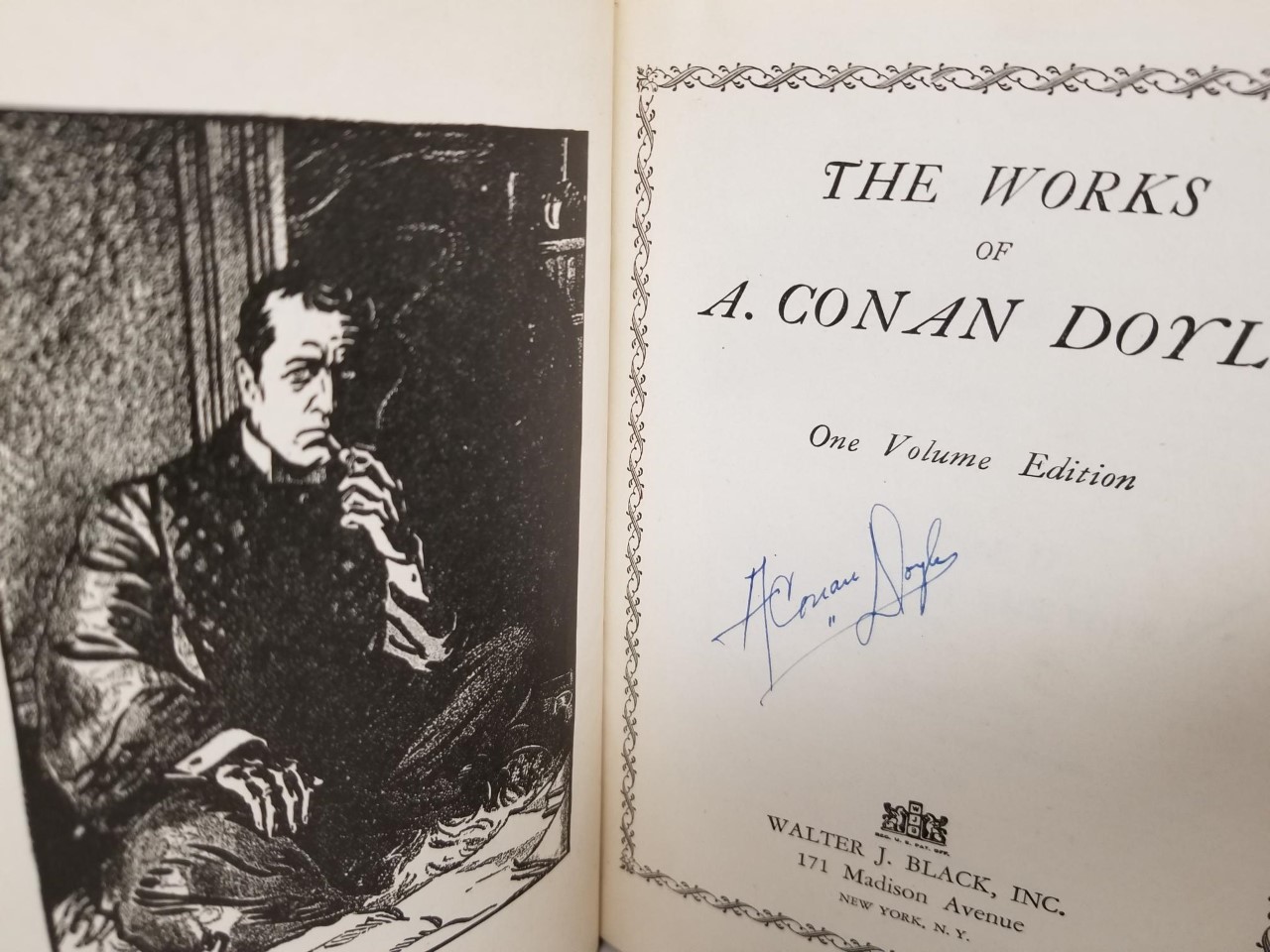 The Works Of Doyle - Signature On Title Page - May Be Signed By Arthur ...