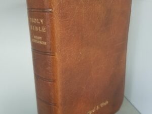 Holy Bible with Ready References — Missionary Edition — Bendable Brown Leather Binding — Code: 50 J 77