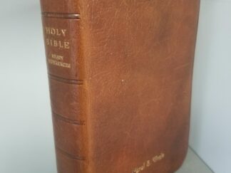 Holy Bible with Ready References — Missionary Edition — Bendable Brown Leather Binding — Code: 50 J 77