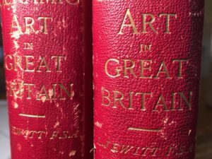 1878 — Ceramic Art of Great Britain — 2 Vols — LLewellynn Jewitt — Owned by Frank J. Cannon