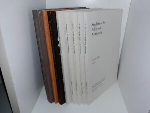 8 Vols. of Studies in the Bible and Antiquity