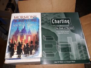 2 LDS Books: Mormons Scripture and the Ancient World: Studies in Honor of John L. Sorenson / Charting the Book of Mormon: Visual Aids for Personal Study and Teaching (See Details)