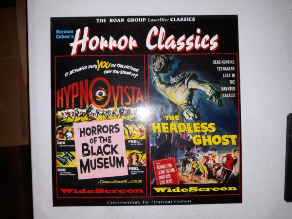 Horror Classics: Horrors of the Black Museum / The Headless Ghost (Widescreen) (2 LaserDiscs) (1997)