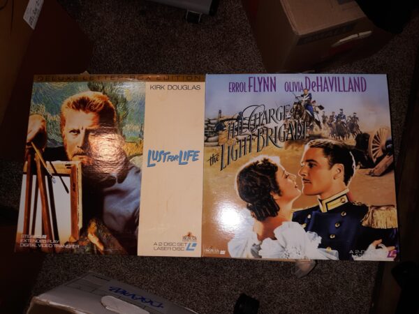 2 Films on LaserDisc: Lust for Life / The Charge of the Light Brigade (See Details)
