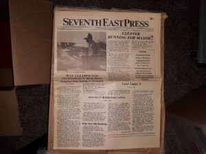 Seventh East Press: Year 1, No. 2, 21 October, 1981 (Newspaper) (1981)