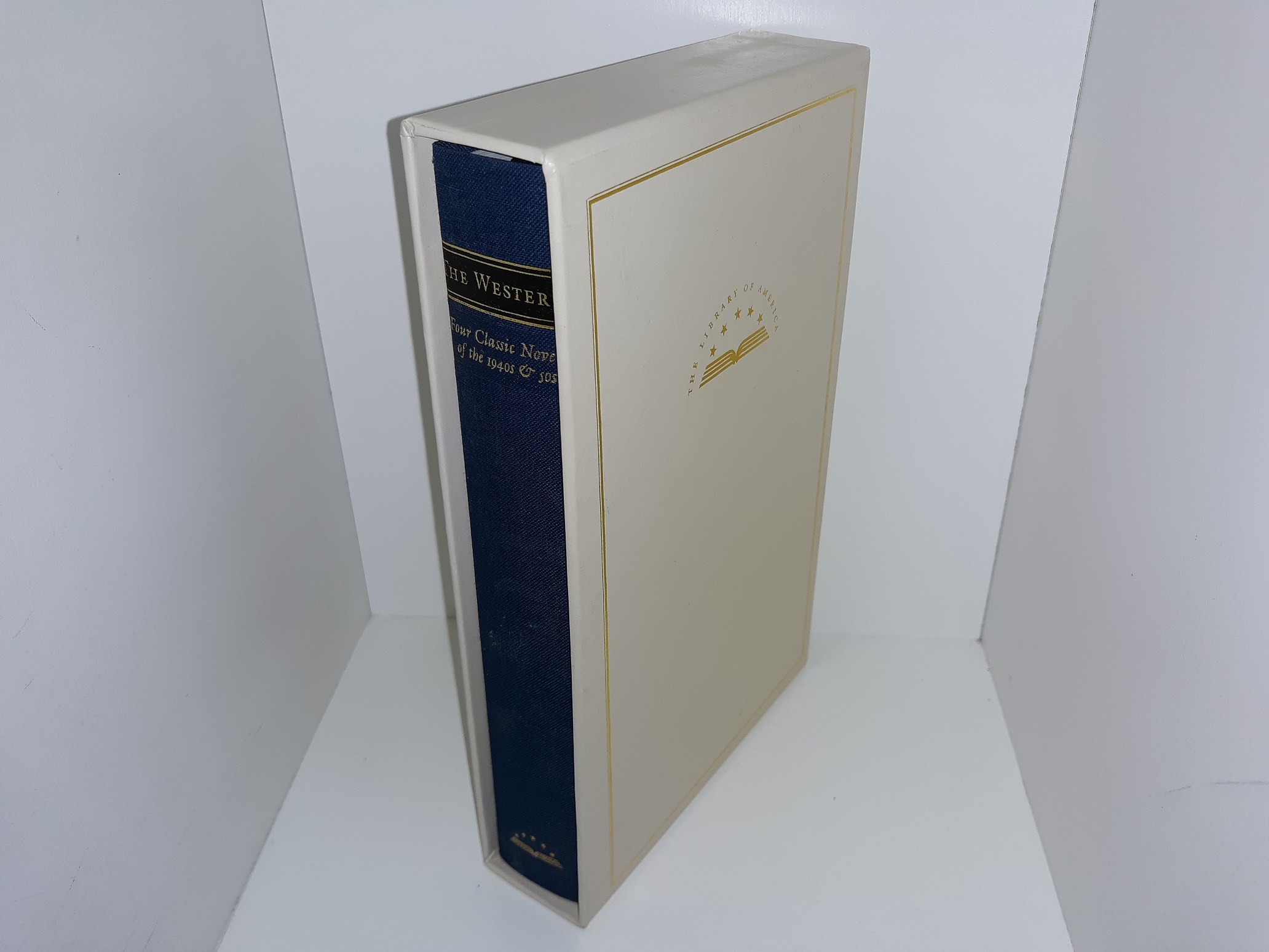 The Western: Four Classic Novels of the 1940s & 50s (In Slip-Box) (2020) ~ Edited by Ron Hansen