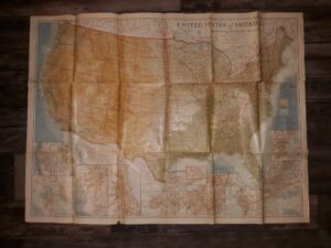 Map of the United States of America (The National Geographic) (1923)