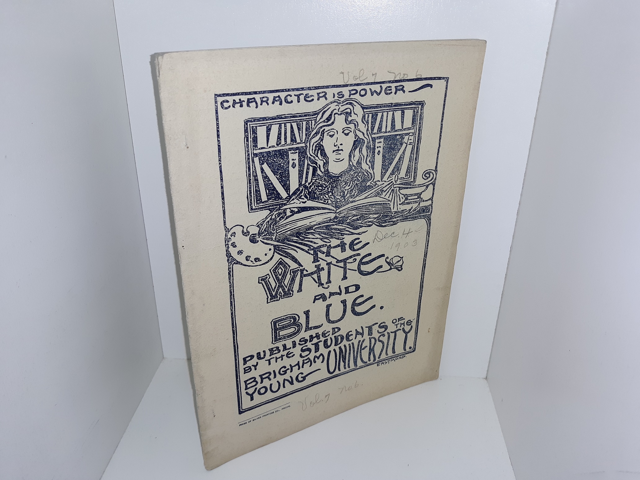 The White and Blue: Vol. 7, No. 6, Provo City, Utah, December 4, 1903 (1903)