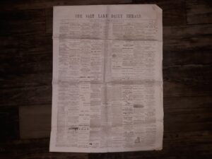 The Salt Lake Daily Herald: Vol. 4, No. 139, Salt Lake City, Thursday Morning, November 20, 1873 (Newspaper) (1873)