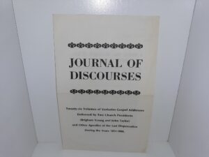 Journal of Discourses (Flyer about the Set) (Pamphlet)