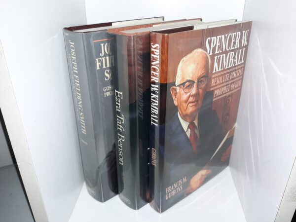 3 LDS Books about Church Presidents: Spencer W. Kimball: Resolute Disciple, Prophet of God / Ezra Taft Benson: A Biography / Joseph Fielding Smith: Gospel Scholar, Prophet of God (See Details)