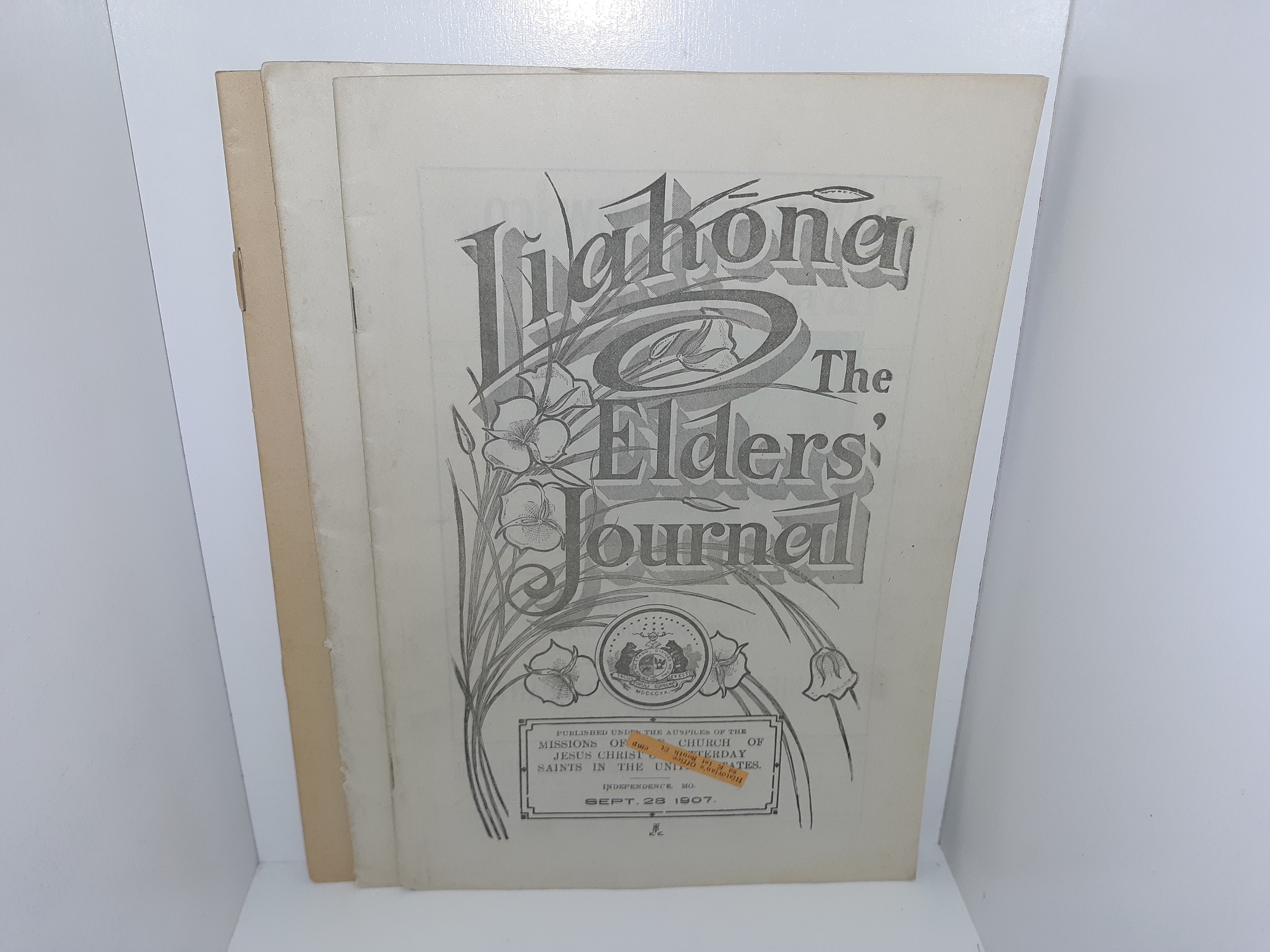 3 Issues of Liahona: The Elders’ Journal (See Details)