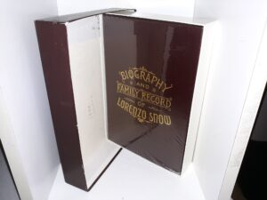 Biography and Family Record of Lorenzo Snow (Leather) (New)