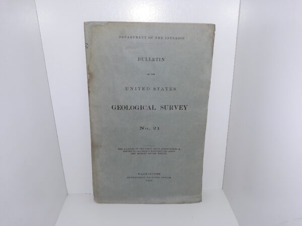 Bulletin of the United States Geological Survey: No. 21: The Lignites of the Great Sioux Reservation—A Report on the Region Between the Grand and Moreau Rivers Dakota (Uncut) (1885)