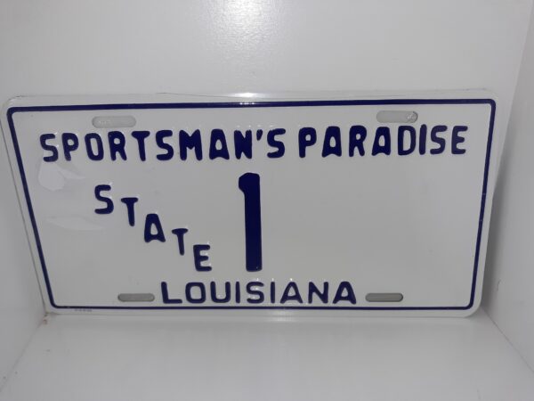 Sportsman’s Paradise: State 1: Louisiana License Plate (New)