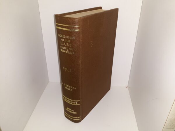 Sacred Books of the East: Vol. 50, A General Index (1969) ~ Compiled by M. Winternitz