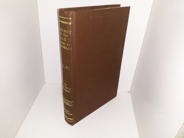 Sacred Books of the East: Vol. 7, The Institutes of Vishnu (1970) ~ Edited by F. Max Müller