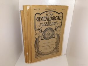 4 Issues of The Utah Genealogical and Historical Magazine for the Year of 1916 (Uncut) (See Details)