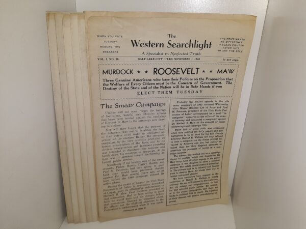 10 Issues of The Western Searchlight (Unbound) (See Details)