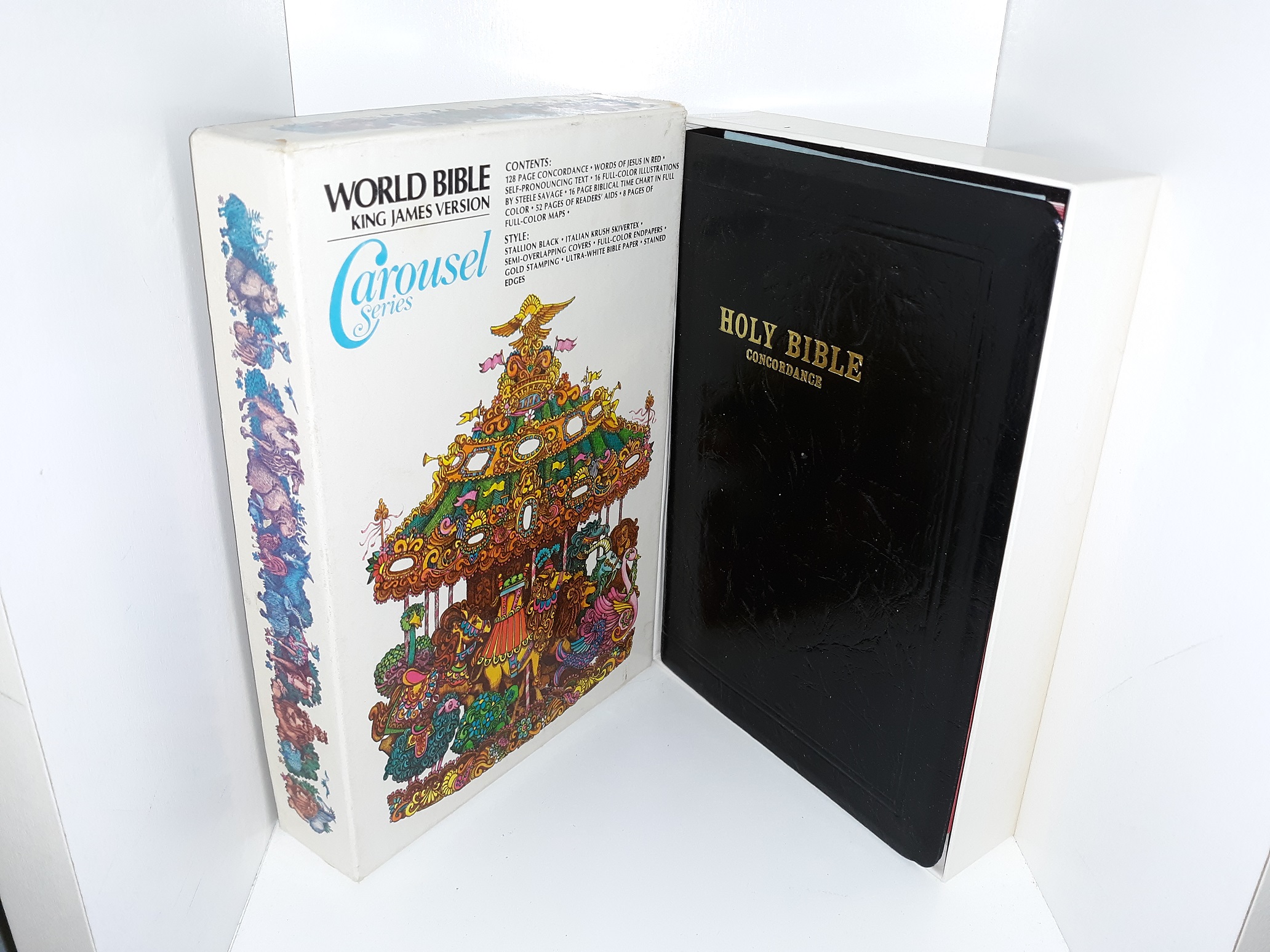 World Bible, King James Version: Holy Bible Concordance, Red Letter Edition (Fake Leather)