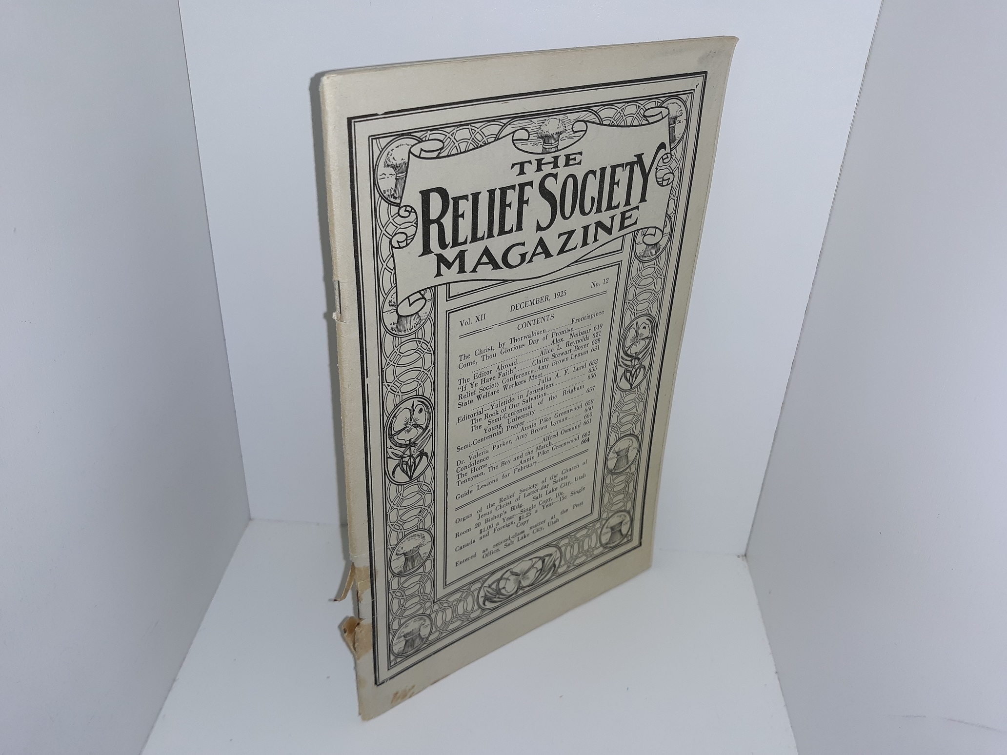 The Relief Society Magazine: Vol. 12, No. 12, December, 1925 (1925)