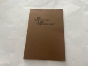 The Constitution of the State of Deseret-Peter Crawley