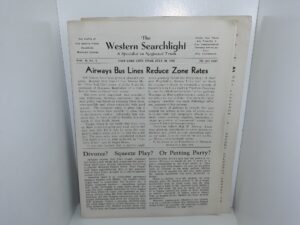 2 Issues of The Western Searchlight: A Specialist in Neglected Truth (Unbound) (See Details)