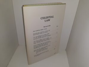 Celestial Law (Revised 1978) ~ by E. L. Schoenhals