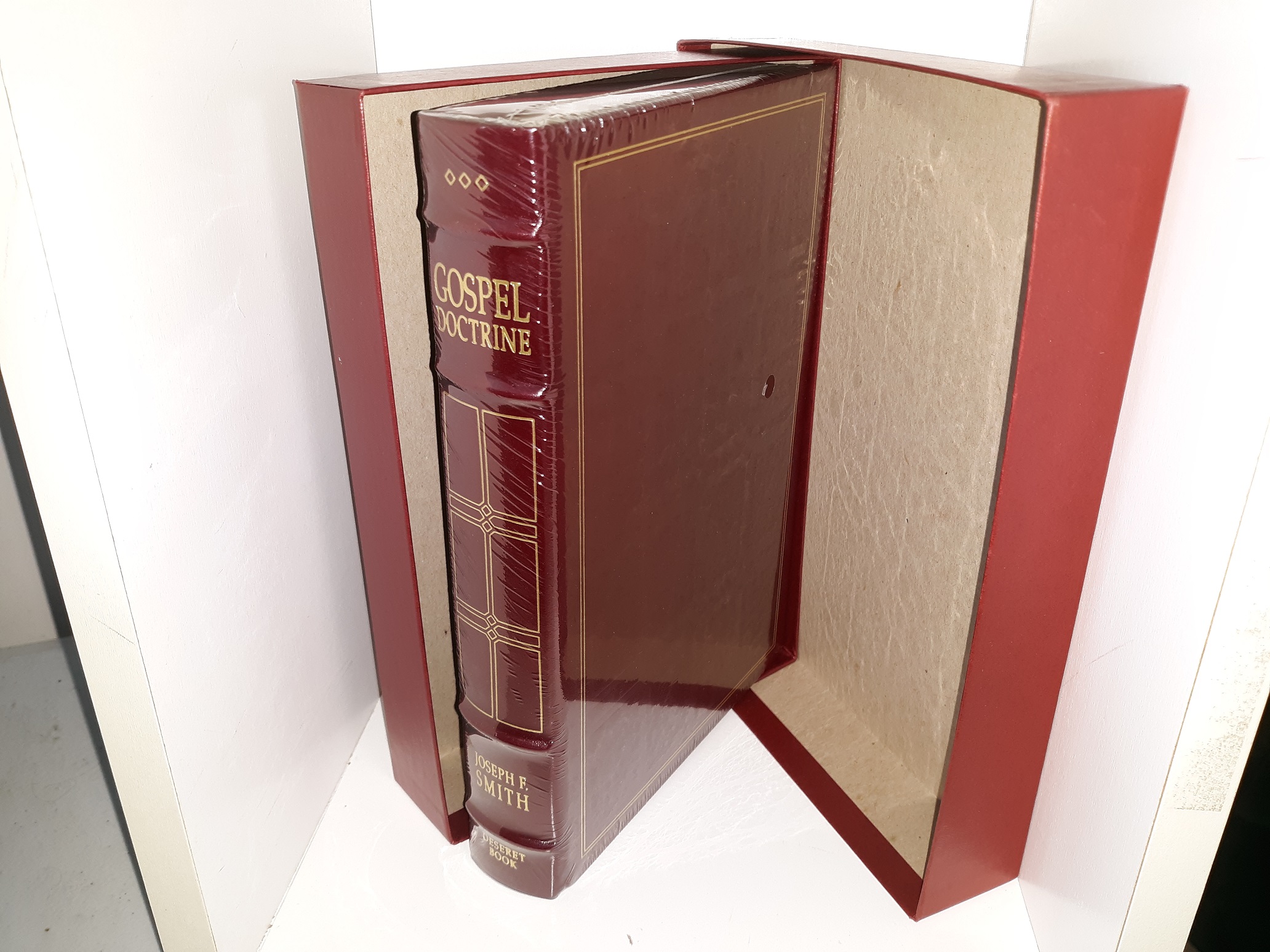 Gospel Doctrine (Leather in Box) (New) ~ by George F. Smith