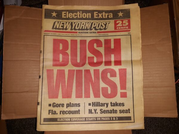 Election Extra: Wednesday, November 8, 2000 (Newspaper) (2000)
