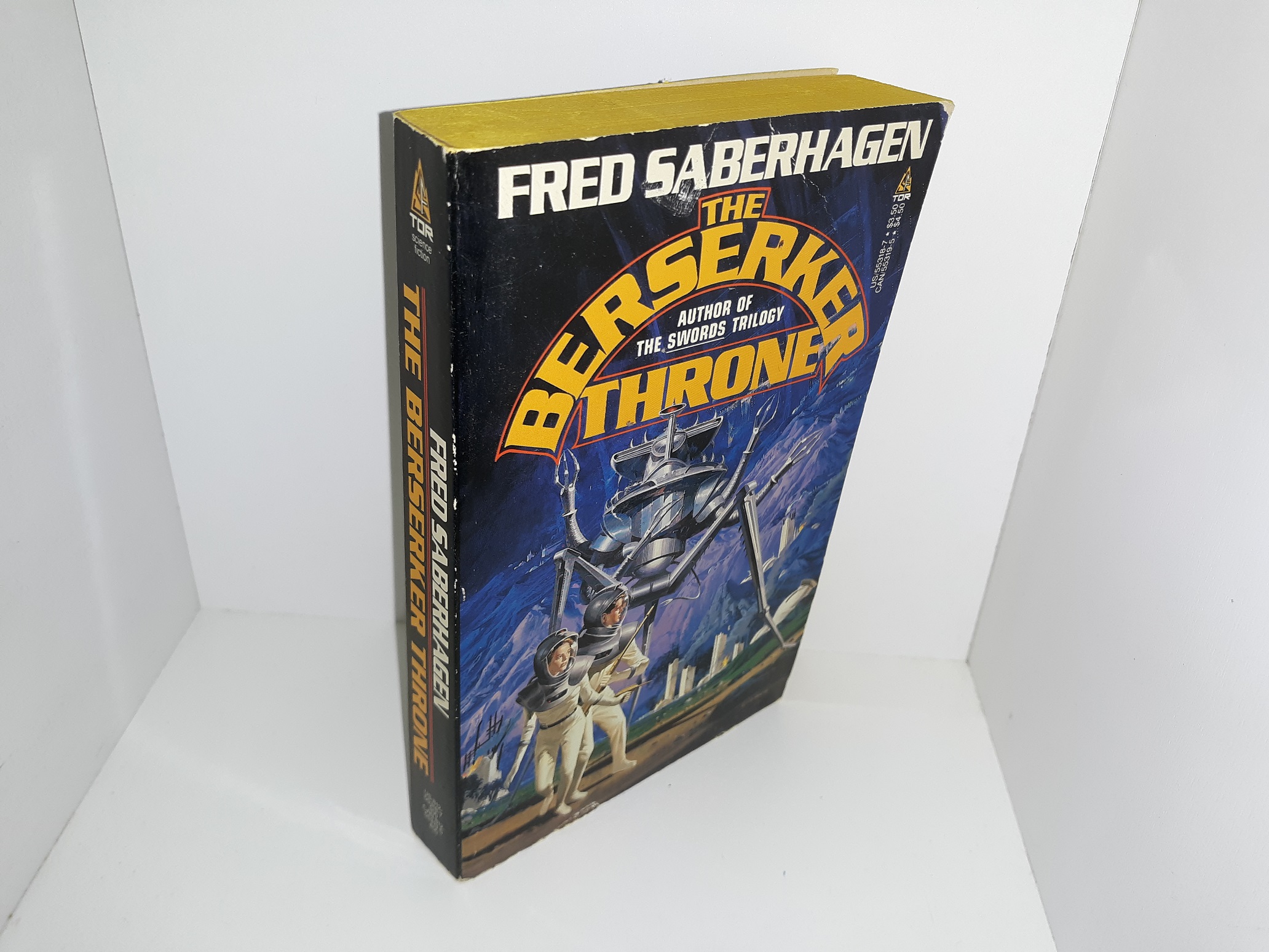4 Sci-Fi Novels: Yellow Eyes / The Berserker Throne / Machines that Kill / Fortress on the Sun (See Details)