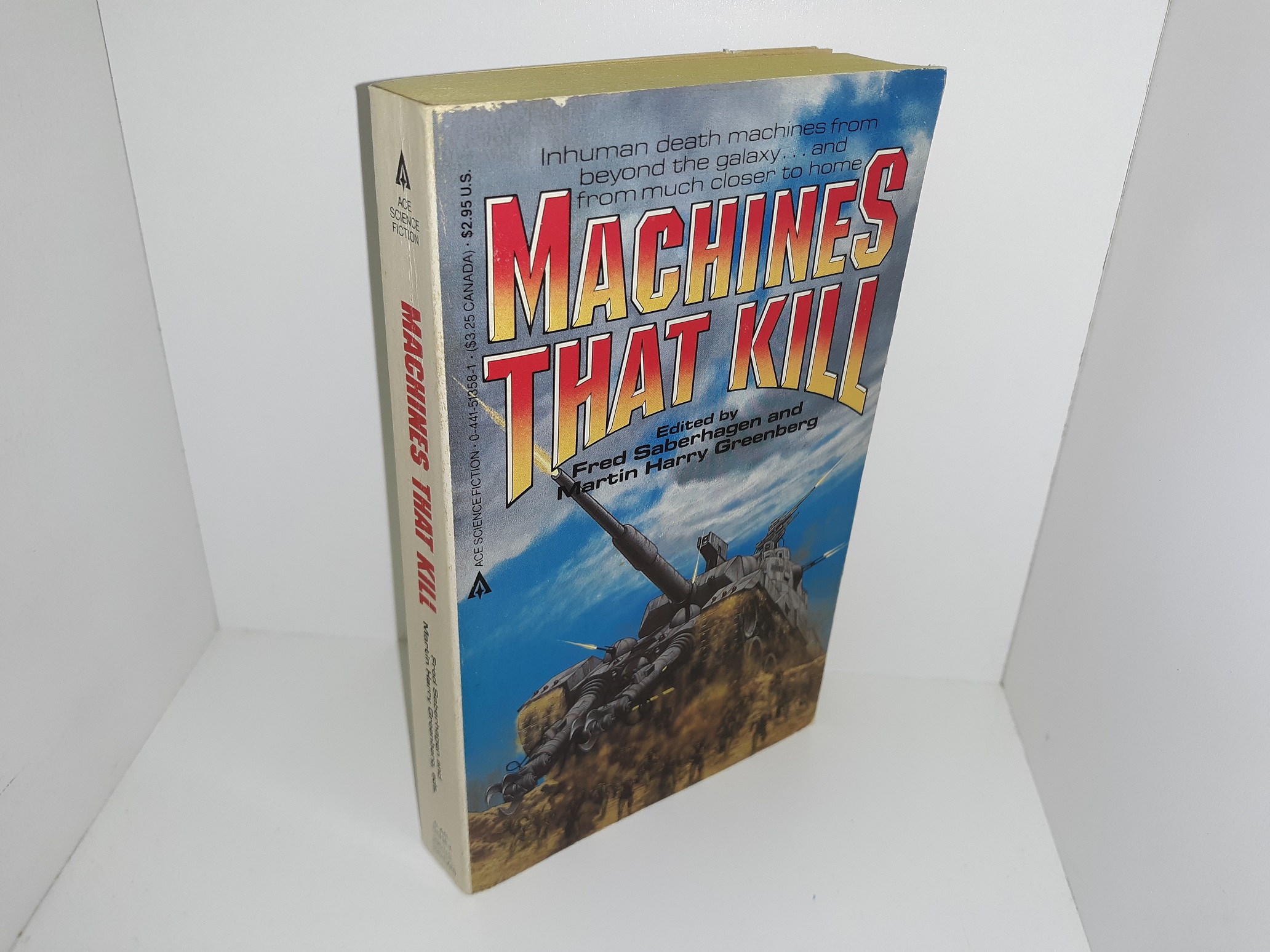 4 Sci-Fi Novels: Yellow Eyes / The Berserker Throne / Machines that Kill / Fortress on the Sun (See Details)