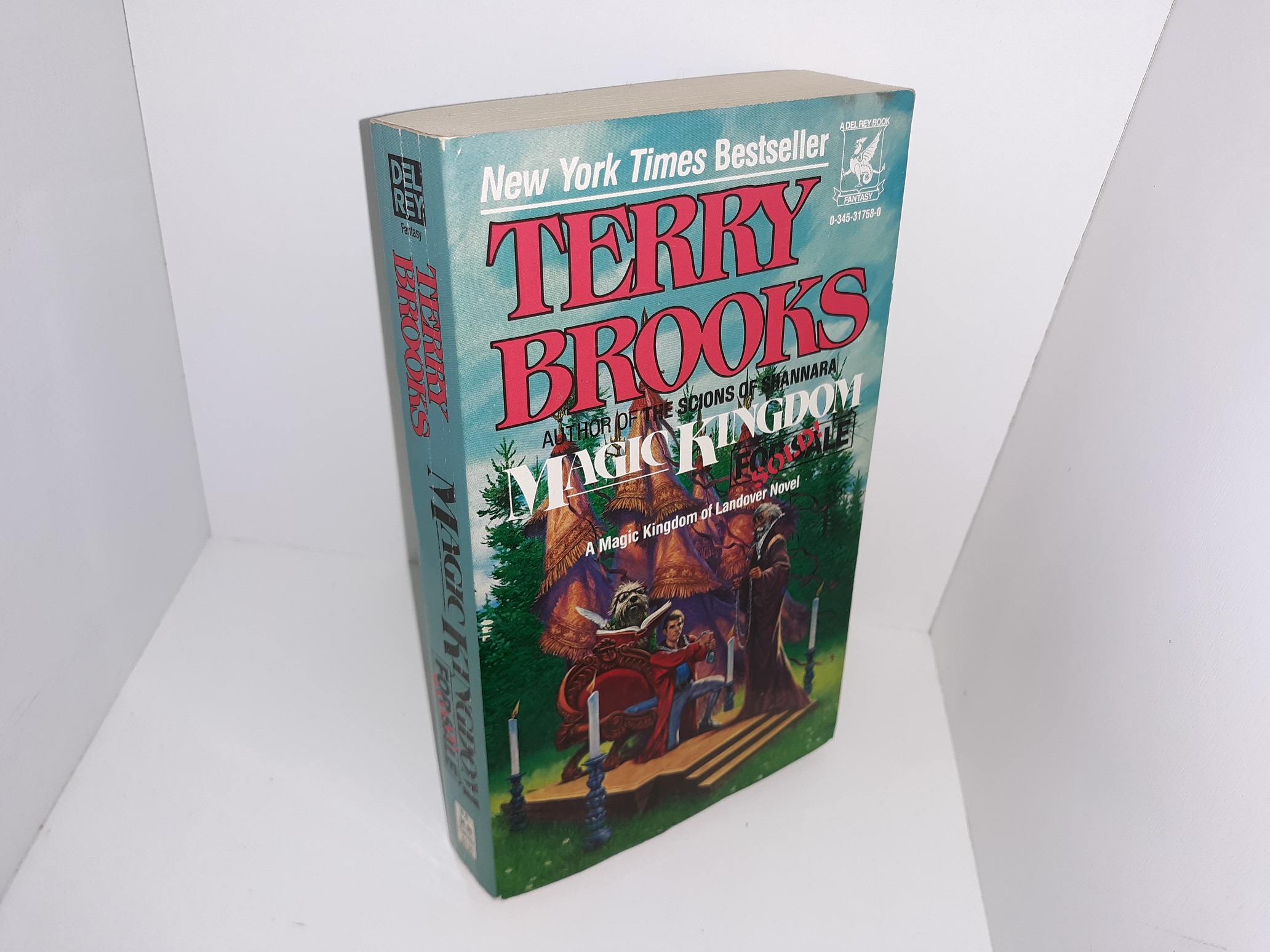 2 Novels from the Magic Kingdom of Landover Series by Terry Brooks (One of Which Comes in 2 Copies): Magic Kingdom For Sale/Sold! / The Black unicorn (2 Copies) (See Details)
